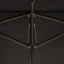 Double Parasol med handvev Svart Oval 460 x 270 x 240 cm