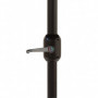 Double Parasol med handvev Svart Oval 460 x 270 x 240 cm