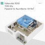 Portabel Luftkonditionering 7000BTU för 10 - 26 m², Vit