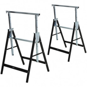 Fällbar Arbetsbock 2-pack 68 x 56 x 80-130 cm