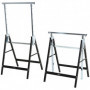 Fällbar Arbetsbock 2-pack 68 x 56 x 80-130 cm