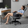 Ergonomisk Kontorsstol med Massage & Värmefunktion Ljusgrå