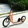 Sparkcykel - Skoter med Luftgummi Däck Orange 88 - 94 (H) cm