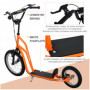 Sparkcykel - Skoter med Luftgummi Däck Orange 88 - 94 (H) cm