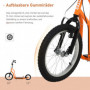 Sparkcykel - Skoter med Luftgummi Däck Orange 88 - 94 (H) cm