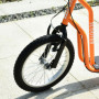 Sparkcykel - Skoter med Luftgummi Däck Orange 88 - 94 (H) cm