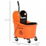 Svabbvagn med Moppress 36 L Orange