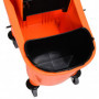 Svabbvagn med Moppress 36 L Orange