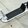 Sparkcykel - Skoter med Luftgummi Däck Ø30 cm Vit 85 - 95 (H) cm