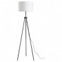 Golvlampa Stål Tripod Svart Vit 37 x 37 x 152 cm