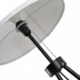 Golvlampa Stål Tripod Svart Vit 37 x 37 x 152 cm