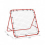 Rebounder till Football / Basket Justerbar Vinkel 96 x 80 x 96 cm Röd