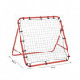Rebounder till Football / Basket Justerbar Vinkel 96 x 80 x 96 cm Röd
