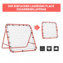 Rebounder till Football / Basket Justerbar Vinkel 96 x 80 x 96 cm Röd