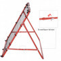 Rebounder till Football / Basket Justerbar Vinkel 96 x 80 x 96 cm Röd