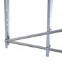 Sågbock Hopfällbar Metall 83 x 83 x 79 cm Silver