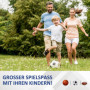 Football Rebounder Justerbar 100 x 95 x 90 cm Blå