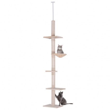 Hög Klösträd Golv till Tak Beige 40 x 34 x 230 - 260 cm