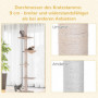 Hög Klösträd Golv till Tak Beige 40 x 34 x 230 - 260 cm