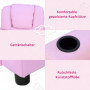 Barnfåtölj med Liggfunktion - Mugghållare Rosa