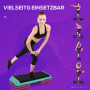 Stepbräda/aerobic stepper – 3 höjder 10/15/20 cm, halkfri, 110×40 c...