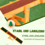 Hund Agility Gungbräda 180 x 30 x 30 cm Gran