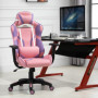 Ergonomisk Gamingstol Konstläder Rosa & Lila
