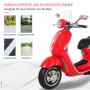 Elmotorcykel för Barn VESPA Röd 3 - 6 år
