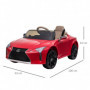 Elbil för Barn Lexus LC500 Röd 106 x 43 x 44 cm