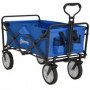 Trädgårdsvagn / Utflykt vagn Fällbar Stålram 68 kg 93 x 49 x 75-100 cm