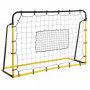 Fotbollsmål Rebounder 184 x 63 x 123 cm Väggnät för Fotboll, Basket och Baseboll
