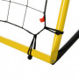 Fotbollsmål Rebounder 184 x 63 x 123 cm Väggnät för Fotboll, Basket...