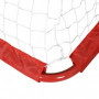 Fotbollsmål 2-pack Hopfällbar 90 x 36 x 60 cm Röd