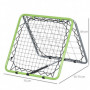 Football Rebounder Justerbar Vinkel 75 x 75 x 64 cm