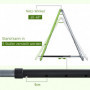 Football Rebounder Justerbar Vinkel 75 x 75 x 64 cm