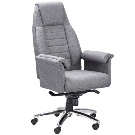 Ergonomisk Kontorsstol med Armstöd Ljusgrå