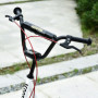 Sparkcykel - Skoter med Luftgummi Däck Ø40 cm Vit Svart