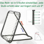 Rebounder till Football / Basket med Justerbar Vinkel 78 x 84 x 65-78 cm