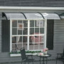 Stor Entrétak Transparent 303 x 96 x 27 cm Svart