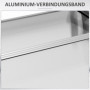 Stor Entrétak Transparent 303 x 96 x 27 cm Svart