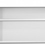 Stor Entrétak Transparent 303 x 96 x 27 cm Svart