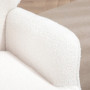 Fåtölj Teddy Fleece Modern Design Krämvit 71 x 77 x 102 cm