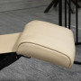 Relax Stol med Liggfunktion 360° Bas Läder Beige