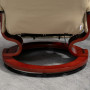 Relax Stol med Liggfunktion 360° Bas Läder Beige