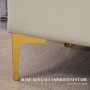 Hallbänk - Sängbänk med Förvaring Beige Guld 120 x 44 x 44,5 cm