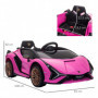 Elbil för Barn Lamborghini SIAN med Fjärrkontroll Rosa