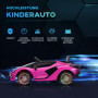 Elbil för Barn Lamborghini SIAN med Fjärrkontroll Rosa