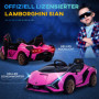 Elbil för Barn Lamborghini SIAN med Fjärrkontroll Rosa