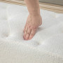 Sängbänk - Hallbänk Stoppad Teddy Fleece Off White - Guld, 112 x 41 x 46 cm
