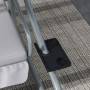 Hammock med Liggfunktion upp till 340 kg 200 x 120 x 164 cm Grå